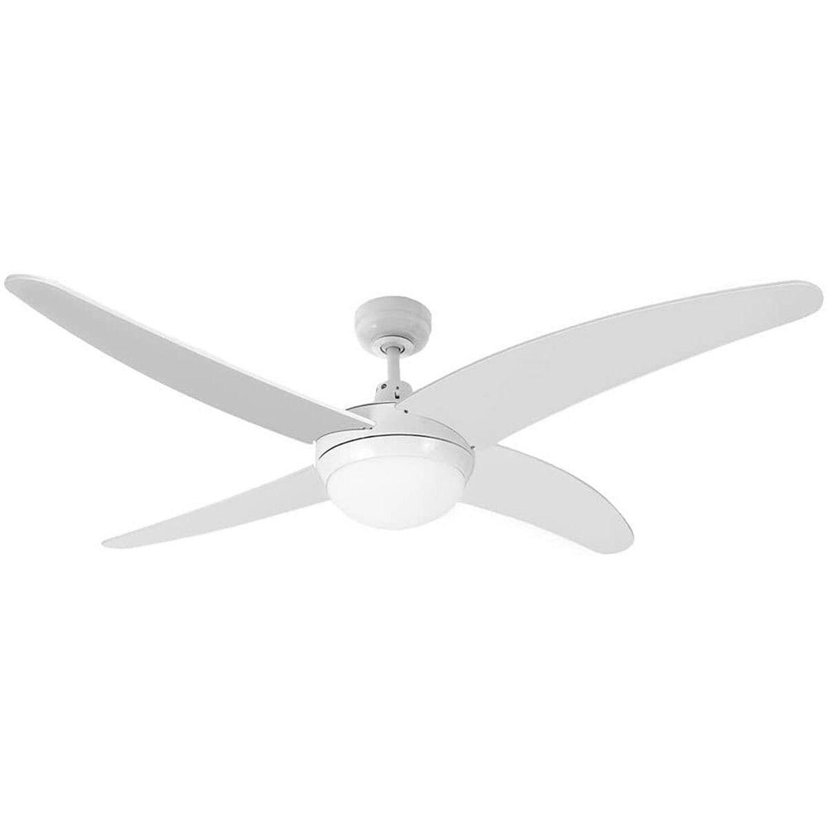 Loftsventilator Med Lys Edm 33806 Caspio Hvid
