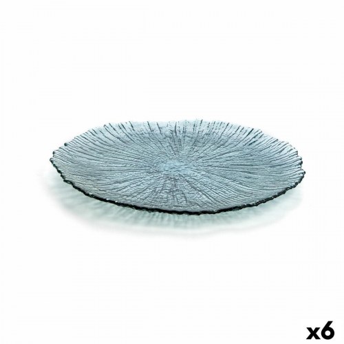 Mar De Viento middagstallerken i glas, turkisblå Ø 32 cm - 6 stk