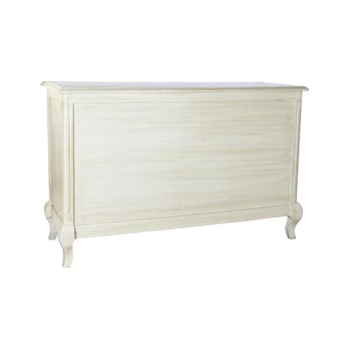 Kommode 140 x 50 x 90 cm Grå Beige Mangotræ Træ MDF