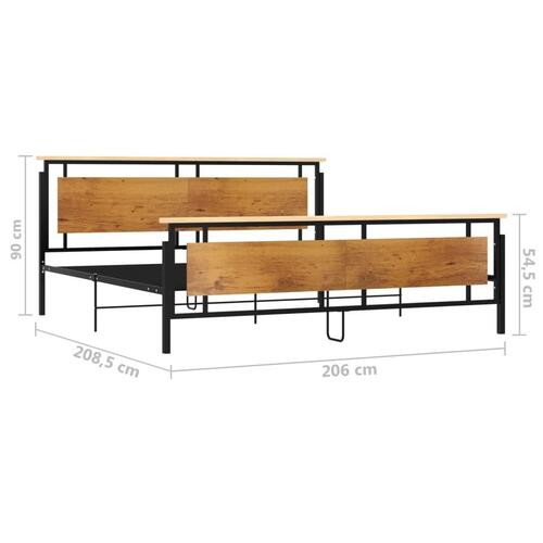 Sengestel 200x200 cm metal