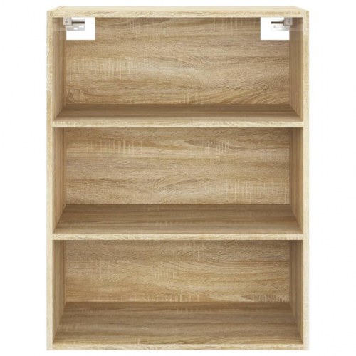 Vægskab 69,5×32,5×90 cm - sonoma eg, 3 hylder