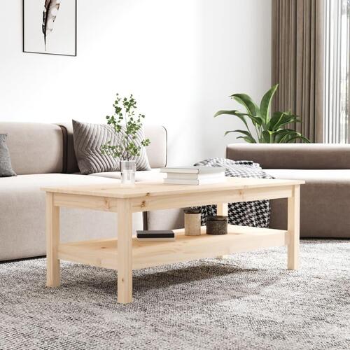 Sofabord 110x50x40 cm massivt fyrretræ