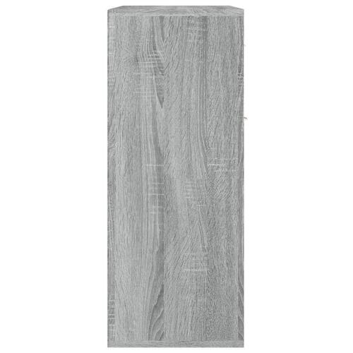 Skænk 60x30x75 cm konstrueret træ grå sonoma-eg