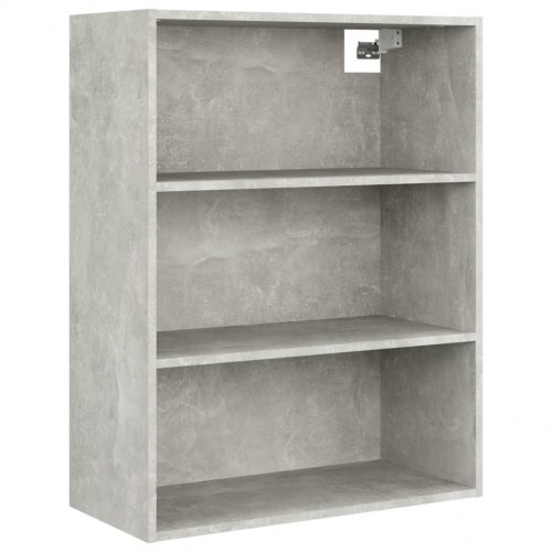 Vægskab 69,5 × 32,5 × 90 cm - betongrå, væghængt opbevaring