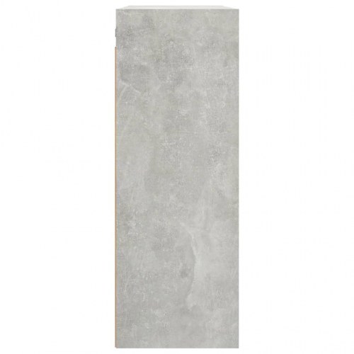 Vægskab 69,5 × 32,5 × 90 cm - betongrå, væghængt opbevaring