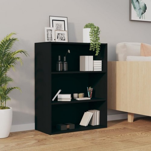 Vægskab 69,5 × 32,5 × 90 cm - sort, væghængt opbevaringsskab