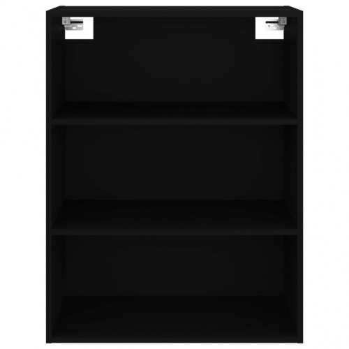 Vægskab 69,5 × 32,5 × 90 cm - sort, væghængt opbevaringsskab