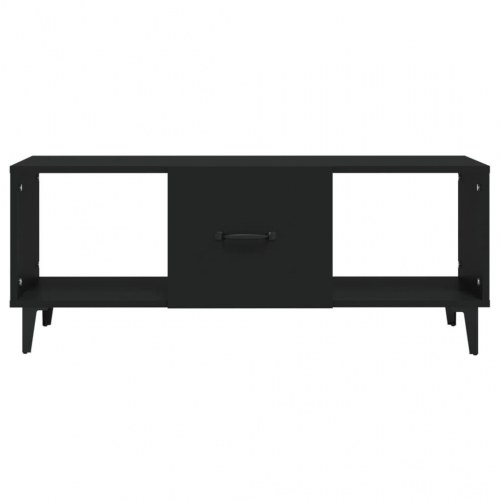 Sofabord i konstrueret træ - 102×50×40 cm, sort