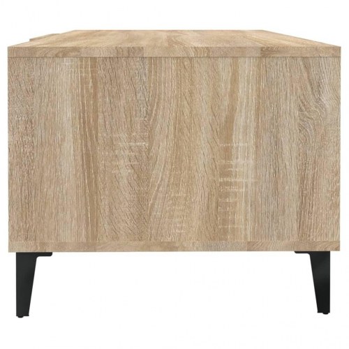 Sofabord i konstrueret træ - 102 × 50 × 40 cm, sonoma-eg