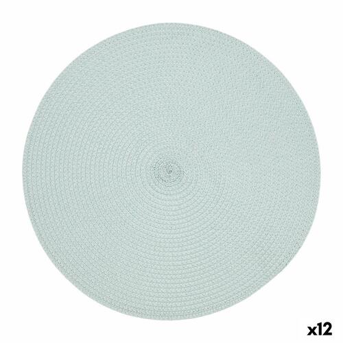 Dækkeservietter Quid Vita Aqua Blå Plastik 38 cm (Pack 12x)