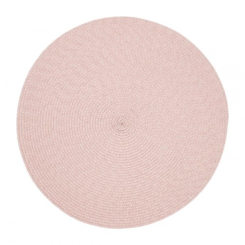 Vita Peoni dækkeservietter - pink plastik Ø38 cm (12 stk)