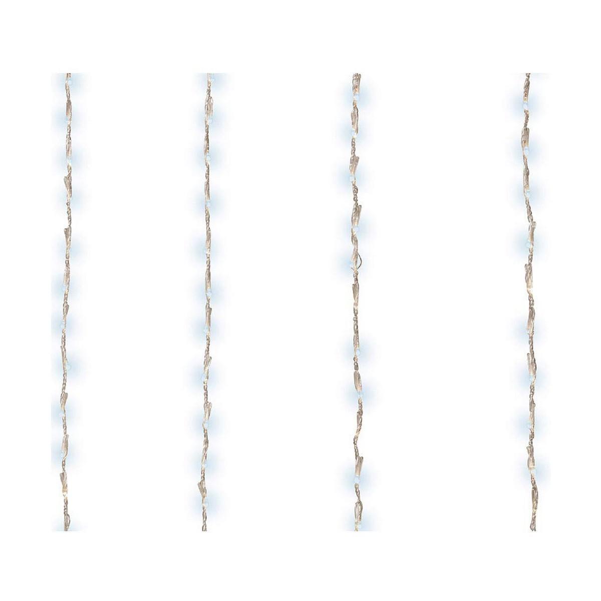 Lumineo Led Gardin Gennemsigtig 2 × 1 M Kold Hvid