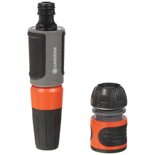Gardena slangetilbehør sæt 18288-20 - vandings kit, 1/2"-5/8", grå/orange