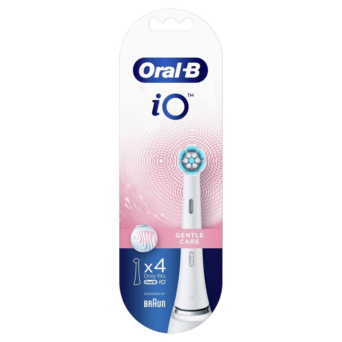Se Oral-B børstehoveder - iO GentleCare - 4 stk. hos Boligcenter.dk