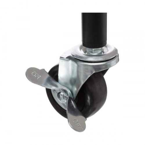 5five Simply Smart serveringsvogn - sort, 3 hylder, 75 × 45,5 × 28,5 cm