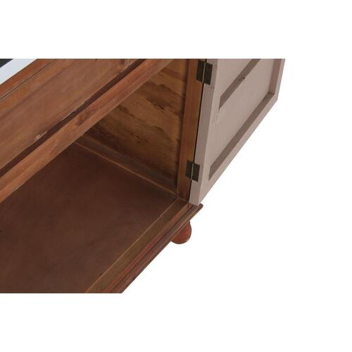 Kommode Brun Multifarvet Træ Træ MDF Moderne 90 x 40 x 104 cm