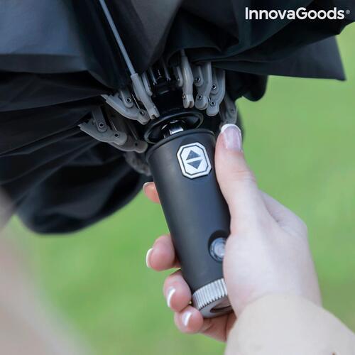 Paraply med LED og omvendt lukning Folbrella InnovaGoods