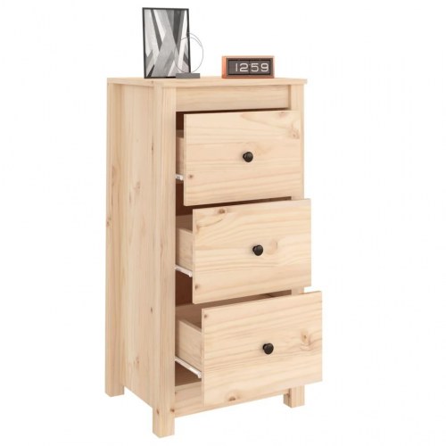 Skænke 2 stk. 40x35x80 cm massivt fyrretræ