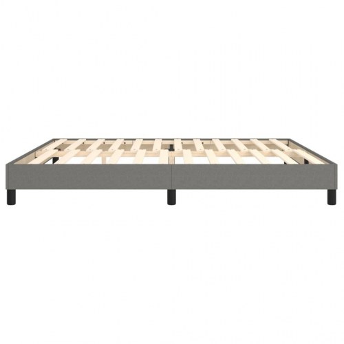 Sengeramme uden madras 200x200 cm stof mørkegrå