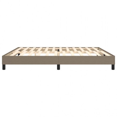 Boxspring sengeramme 200 x 200 cm - gråbrun