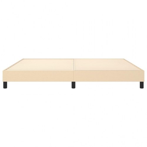 Boxspring sengeramme 200 x 200 cm - cremefarvet