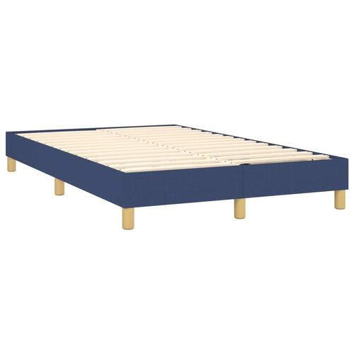 Sengeramme uden madras 120x200 cm stof blå