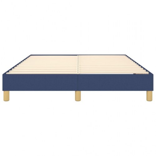 Boxspring sengeramme 140×190 cm - stof, blå