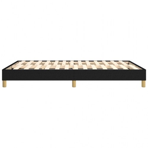 Boxspring sengeramme 140x200 cm - stof, sort