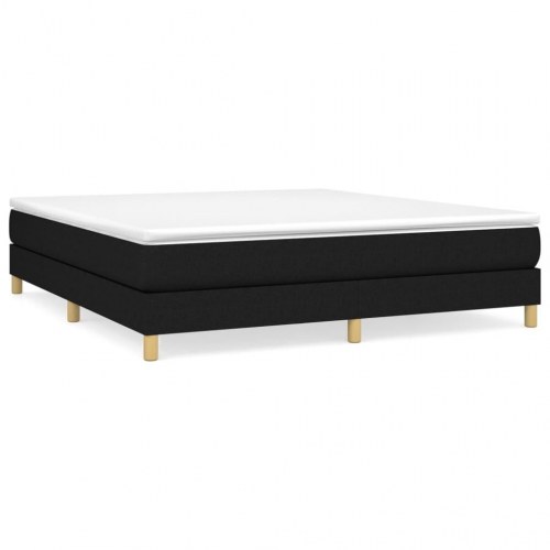 Boxspring sengeramme 160 x 200 cm i sort stof