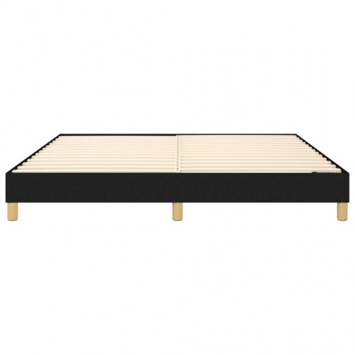 Boxspring sengeramme 160 x 200 cm i sort stof