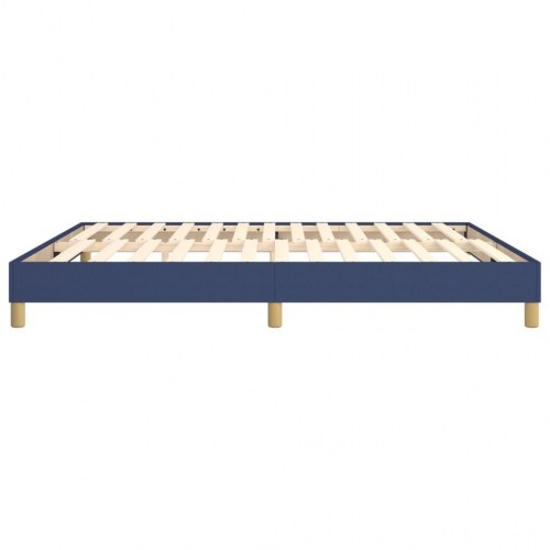 Boxspring sengeramme 160×200 cm - stof, blå