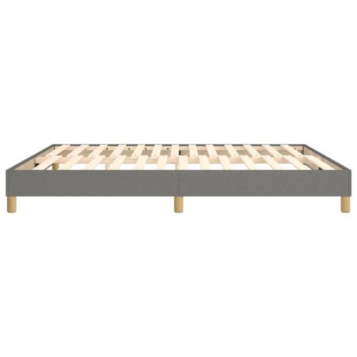 Boxspring sengeramme 180×200 cm i stof - mørkegrå