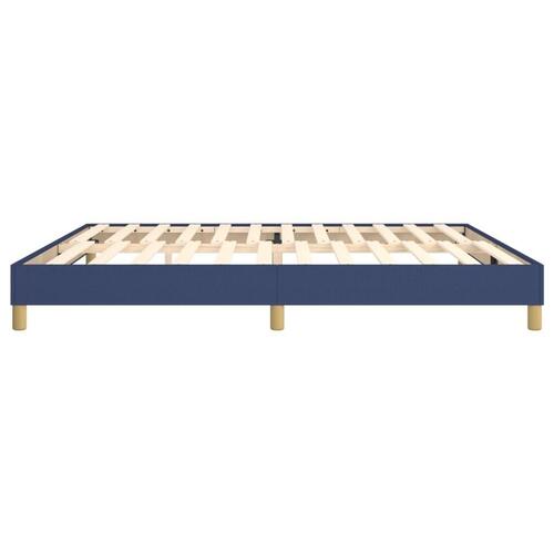 Sengeramme 200x200 cm stof blå
