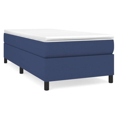 Sengeramme uden madras 100x200 cm stof blå