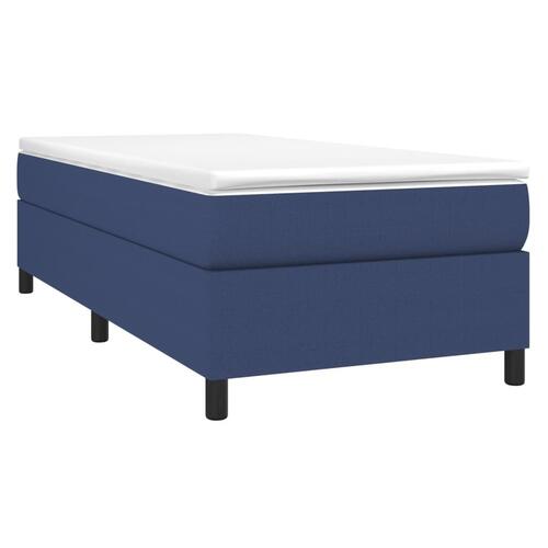 Sengeramme uden madras 100x200 cm stof blå