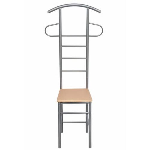 Stumtjener med stol 2 stk. metal
