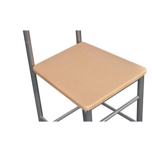 Stumtjener med stol 2 stk. metal