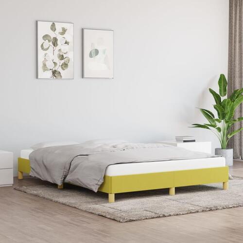 Sengeramme uden madras Grøn 140x200 cm Stof