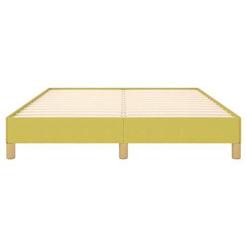 Sengeramme uden madras Grøn 140x200 cm Stof
