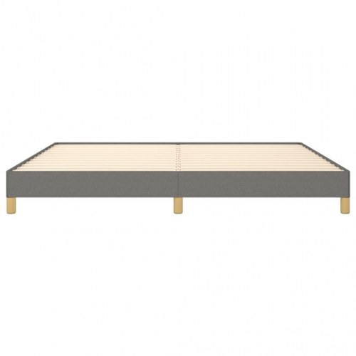 Sengeramme uden madras 200×200 cm - stof, mørkegrå