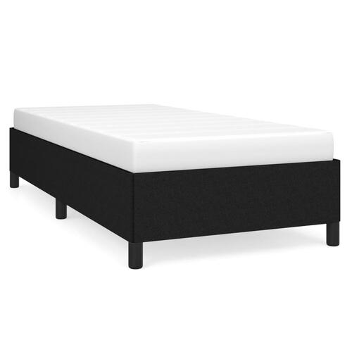 Sengeramme uden madras Sort 100x200 cm Stof