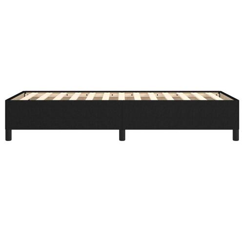 Sengeramme uden madras Sort 100x200 cm Stof