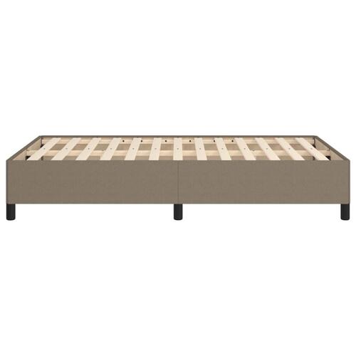 Sengeramme uden madras Taupe 120x200 cm Stof