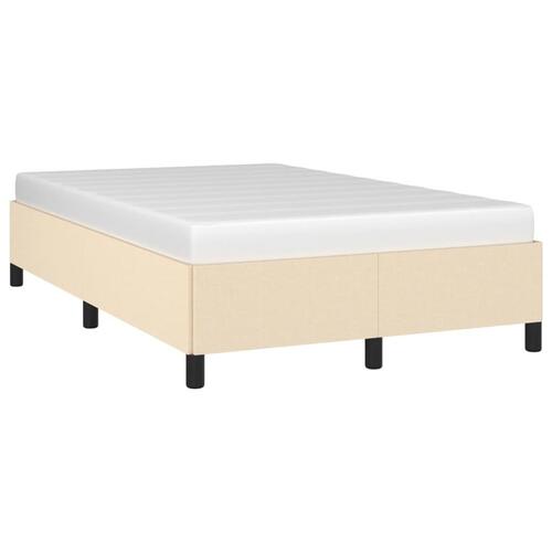 Sengeramme uden madras Creme 120x200 cm Stof