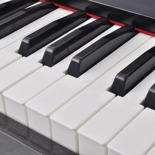 Digitalt piano med pedaler 88 tangenter sort melaminbræt