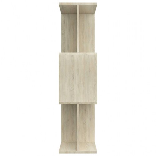 Bogreol og rumdeler 80 x 24 x 96 cm i sonoma-eg