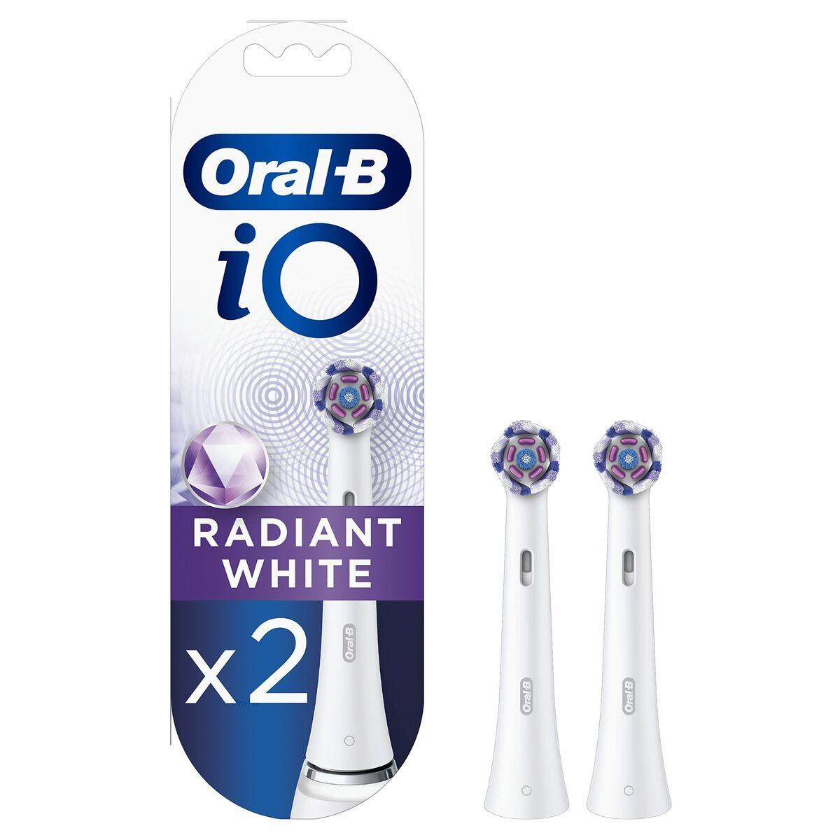Tandbørstehoved Oral-B IO WW-2FFS  2UD Hvid 2 enheder