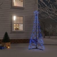 Kegleformet juletræ 70x180 cm 200 LED'er blå