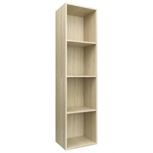 Bogreol / tv-bord 36×30×143 cm i konstrueret træ - Sonoma-eg