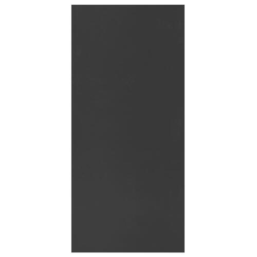 Bogreol/skænk 66x30x130 cm konstrueret træ sort